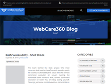 Tablet Screenshot of blog.webcare360.com